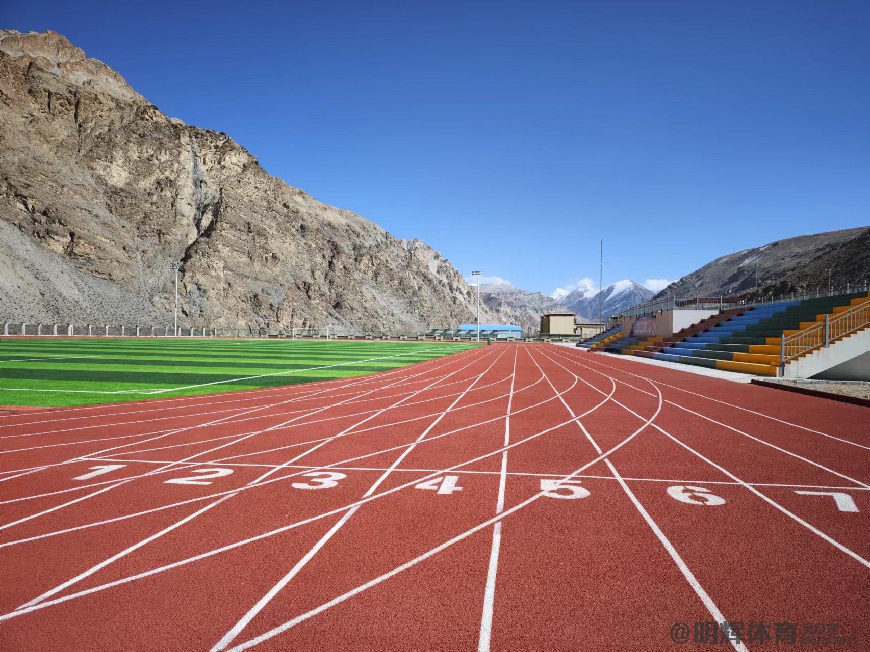 混合型塑胶跑道透气型塑胶跑道材料配比